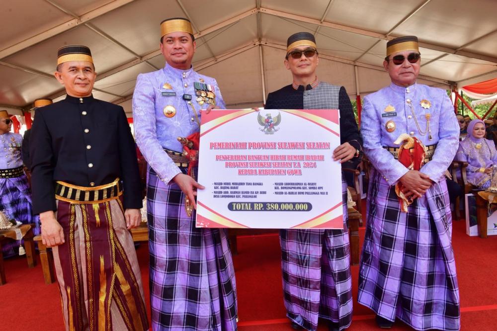 Hari Jadi ke-704 Tahun, Pj Gubernur Sulsel Prof Zudan Apresiasi Pertumbuhan Ekonomi dan Pariwisata Kabupaten Gowa